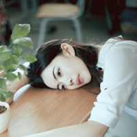 小清新美女QQ头像