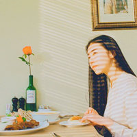小清新美女QQ头像