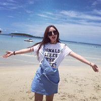 唯美小清新海边女生头像