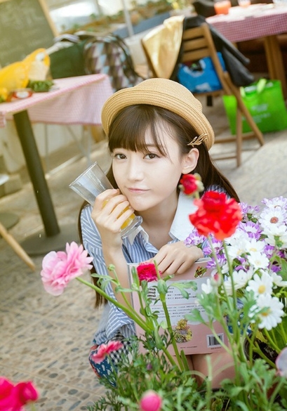 小清新可爱文艺美美女
