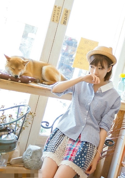 小清新可爱文艺美美女