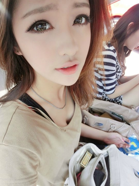 混血女生小清新唯美图片