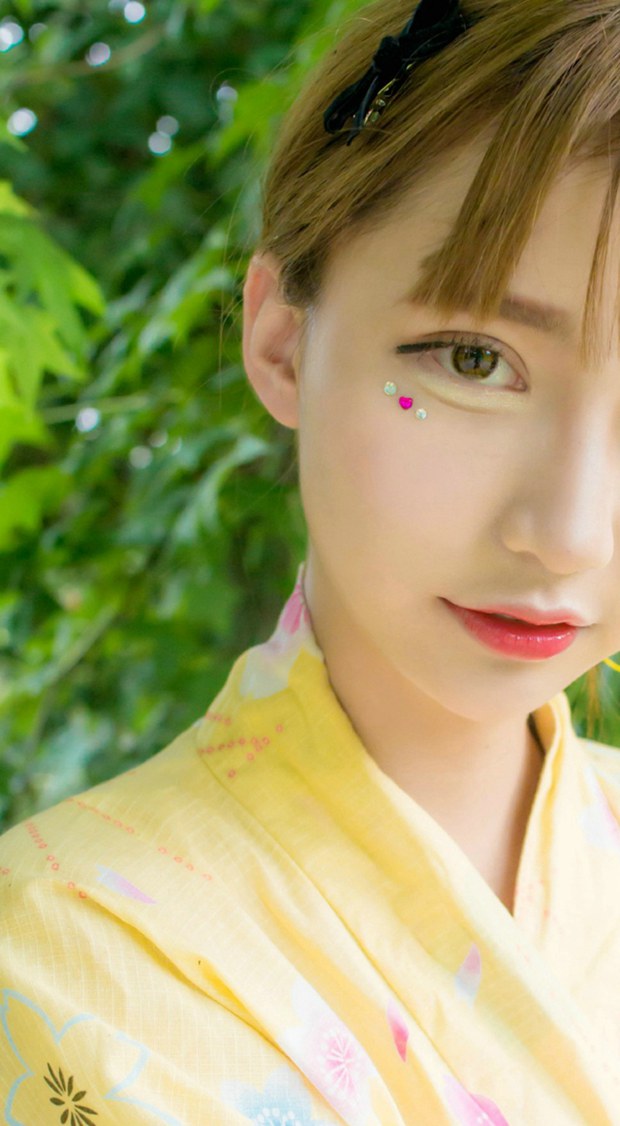 萌萌哒和服可爱女生图片