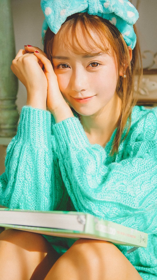 可爱日本女生萌萌的照片
