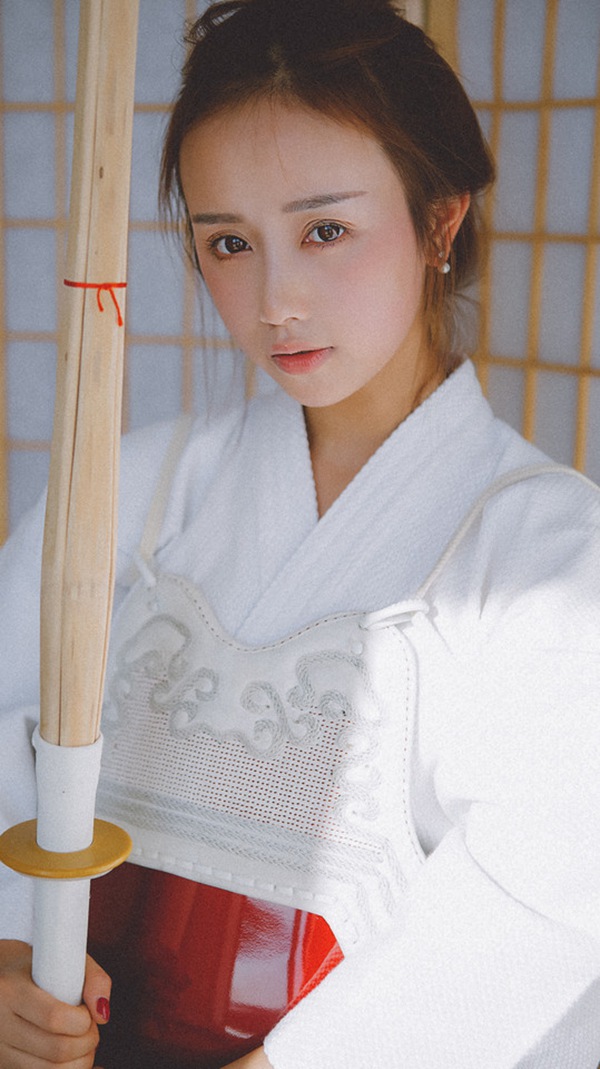 可爱日本女生萌萌的照片