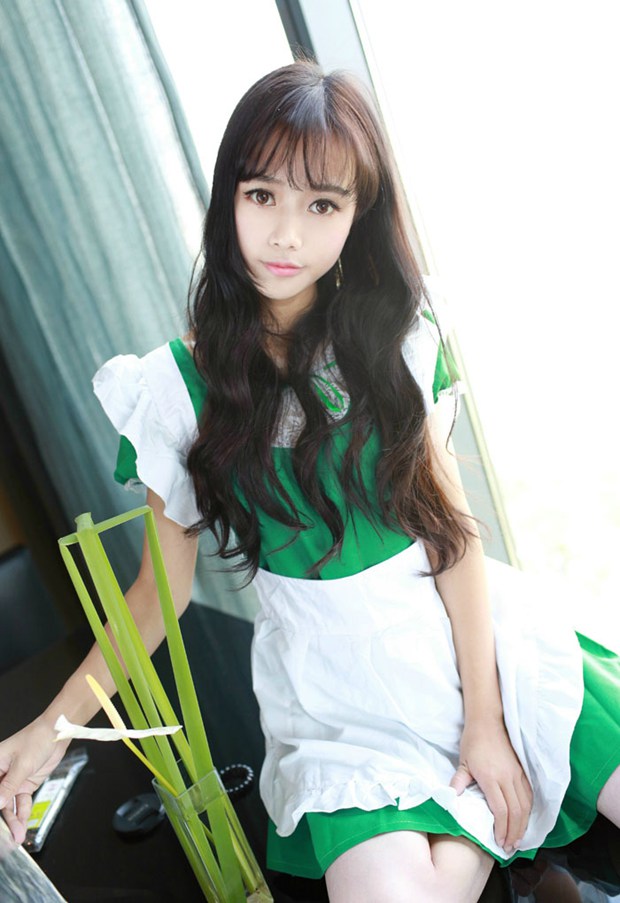 可爱美女卡哇伊甜美女仆制服装扮