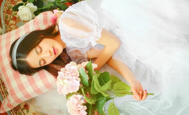 小确幸清新美女图片