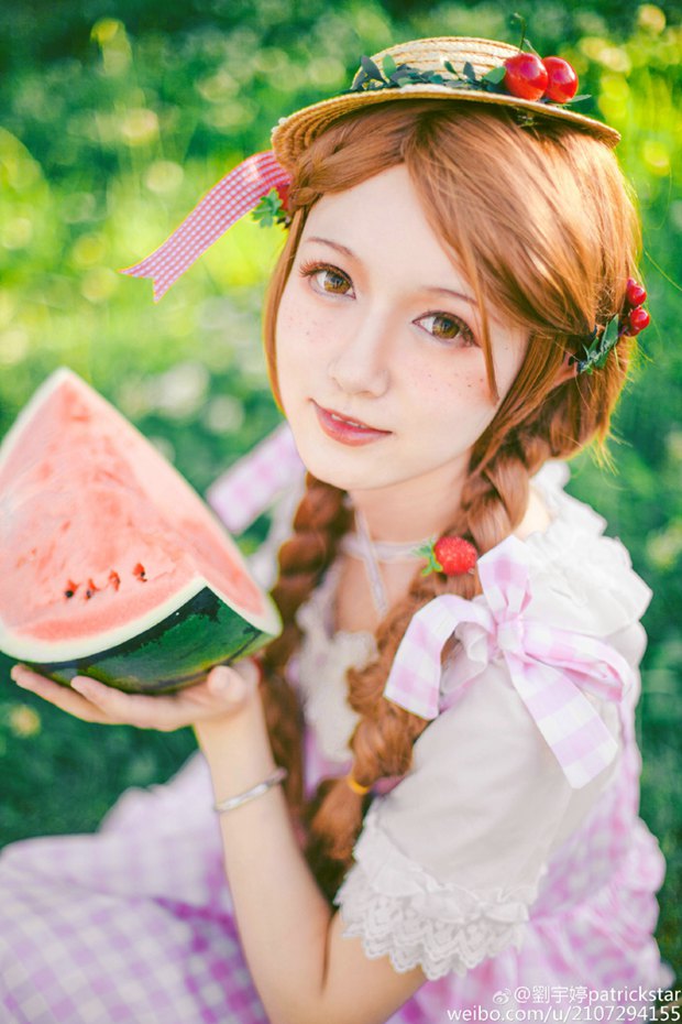 欧美风的夏日灰公主