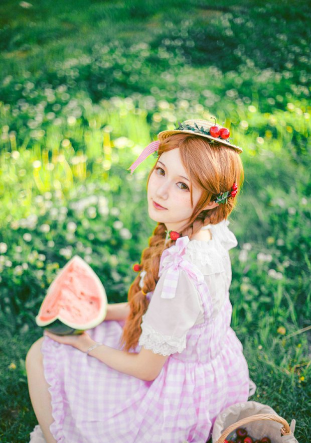 欧美风的夏日灰公主