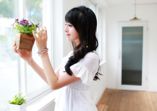 唯美小清新好看女生图片