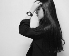 伤感系列黑白女生微信非主流头像