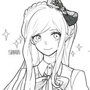 二次元简约动漫女生qq漫画头像图片