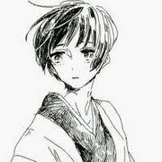 唯美素描古风动漫女孩头像赏析