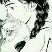唯美素描古风动漫女孩头像赏析