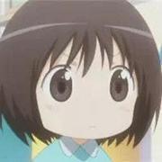 黄头发可爱大眼萌动漫女生头像