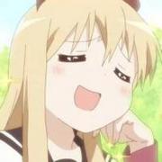 黄头发可爱大眼萌动漫女生头像