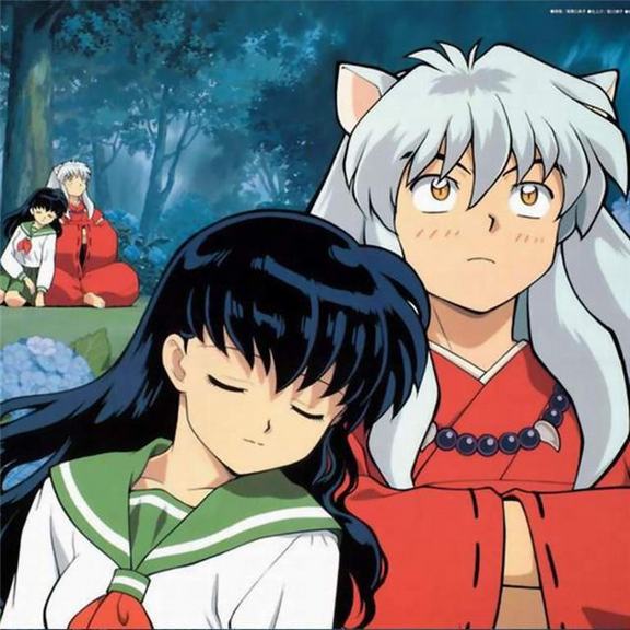 欣赏动漫情侣犬夜叉高清头像图片