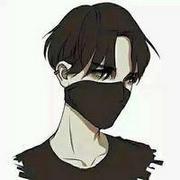 英俊帅气卡通男生qq黑白个性头像