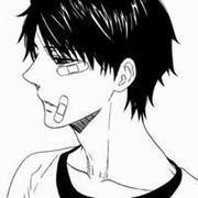 伤感系列卡通黑白男生头像精选