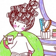 手绘卡通女孩多彩生活头像大全