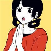 二次元清纯可爱的卡通手绘女生头像