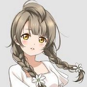 二次元清纯可爱的卡通手绘女生头像