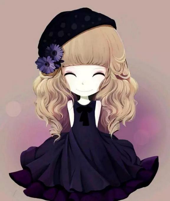 美丽的花花姑娘qq卡通插画头像大全