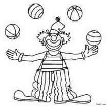 简笔画经典简约qq小丑卡通头像图片