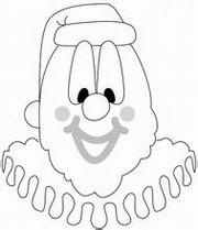 简笔画经典简约qq小丑卡通头像图片