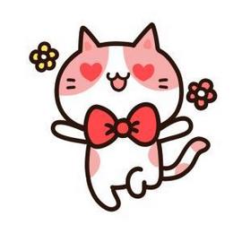 萌哒哒可爱的小猫咪卡通动物头像图片