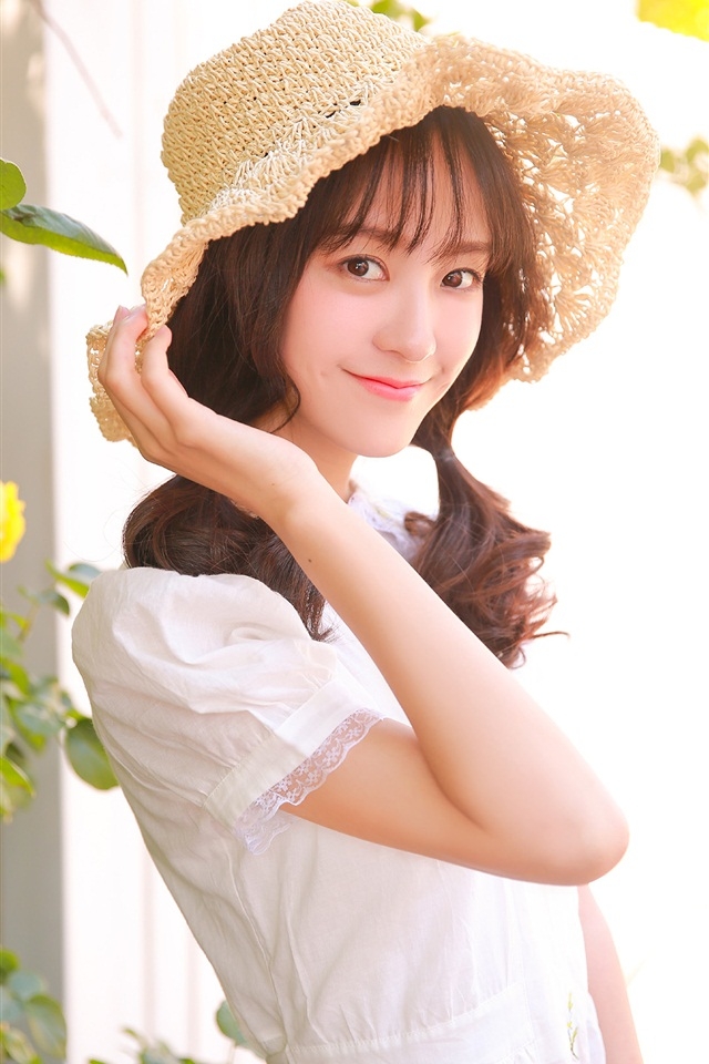 清纯治愈氧气美女小清新森系甜美户外