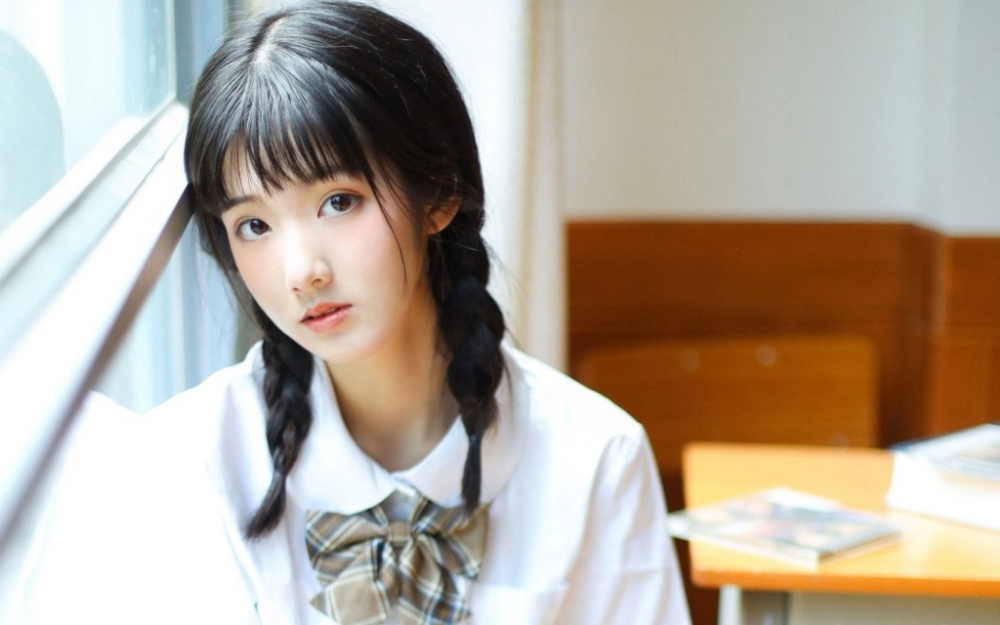 jk小姐姐麻花辫清纯养眼艺术照