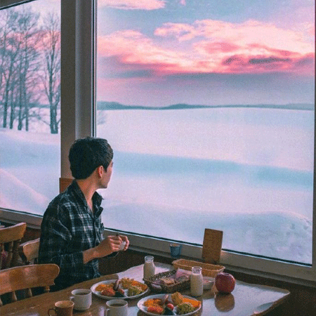 好看的大雪美景浪漫手机壁纸图片