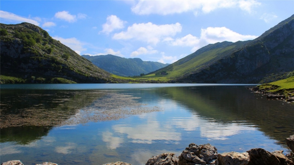 养眼秀丽的山川湖泊自然风景高清壁纸