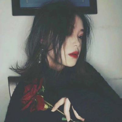很丧的头像女 冷酷 黑暗丧风格女头像哭泣