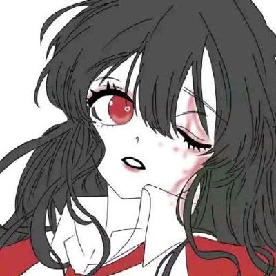 黑暗病态血腥女生头像动漫 头像女生 暗黑 病娇