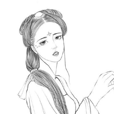 动漫头像女生霸气冷艳古风高清 二次元 漫画女孩头像冷酷美丽古风