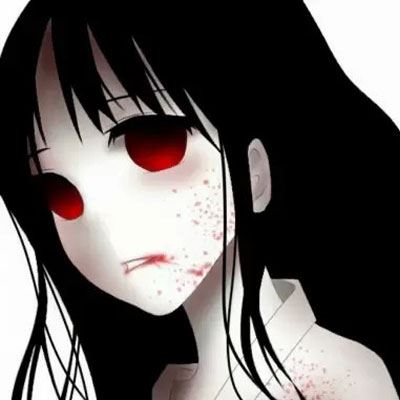暗黑系病娇女生头像 病娇女头像动漫