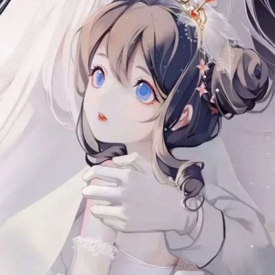 手绘情侣头像一男一女高清 情侣头像一男一女分开的两张 手绘