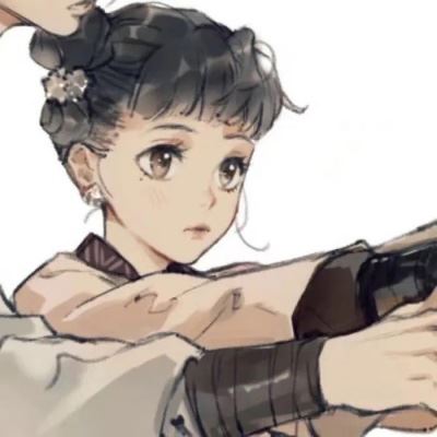 手绘情侣头像一男一女高清 情侣头像一男一女分开的两张 手绘