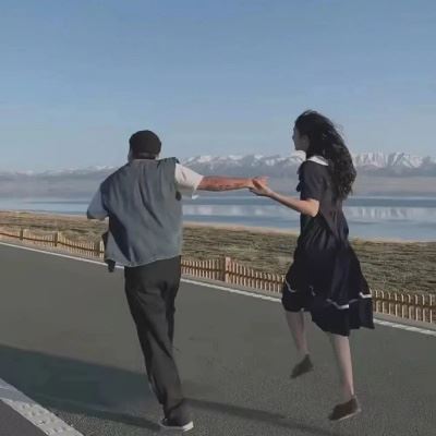 真人情侣头像两张一组 一左一右 情侣头像一男一女两张分开 真人