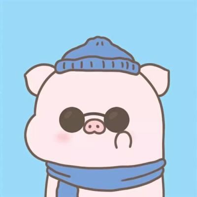 抖音情侣头像一左一右 卡通 猪的情侣头像萌的微信头像