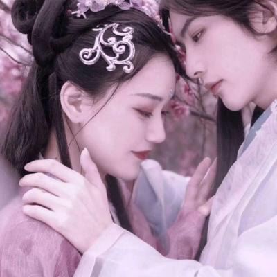 古风情侣头像一左一右 个性 高清情侣头像古风一男一女 一人一半