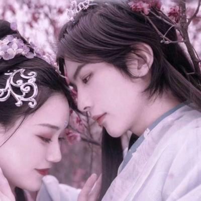 古风情侣头像一左一右 个性 高清情侣头像古风一男一女 一人一半