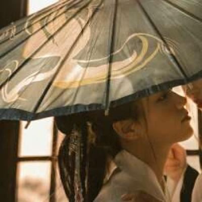 古风情侣头像一左一右 个性 高清情侣头像古风一男一女 一人一半