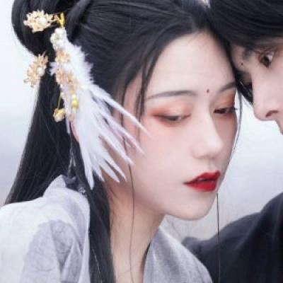 古风情侣头像一左一右 个性 高清情侣头像古风一男一女 一人一半