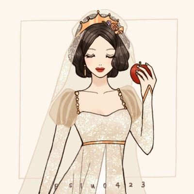 迪士尼公主头像大全 迪士尼公主婚纱照片