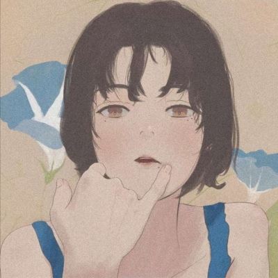 风格女头动漫 卡通头像文艺范女
