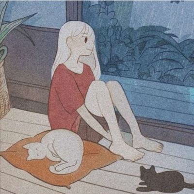 风格女头动漫 卡通头像文艺范女