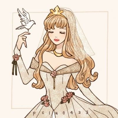迪士尼公主头像大全 迪士尼公主婚纱照片